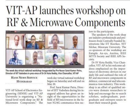 VIT-AP launches workshop on RF & Microwave Components