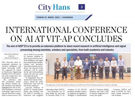 International Conference on AI at VIT-AP Concludes